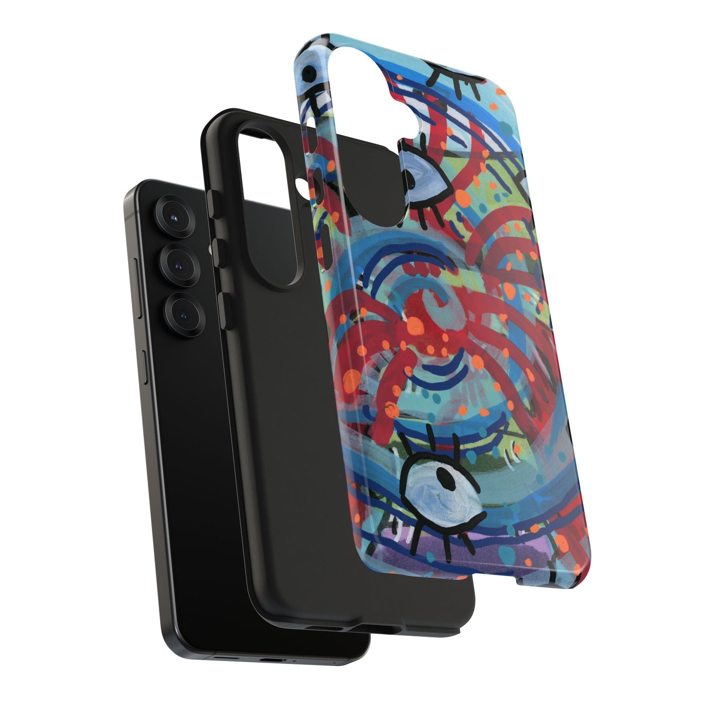 Eyeball Attack Tough Phone Cases