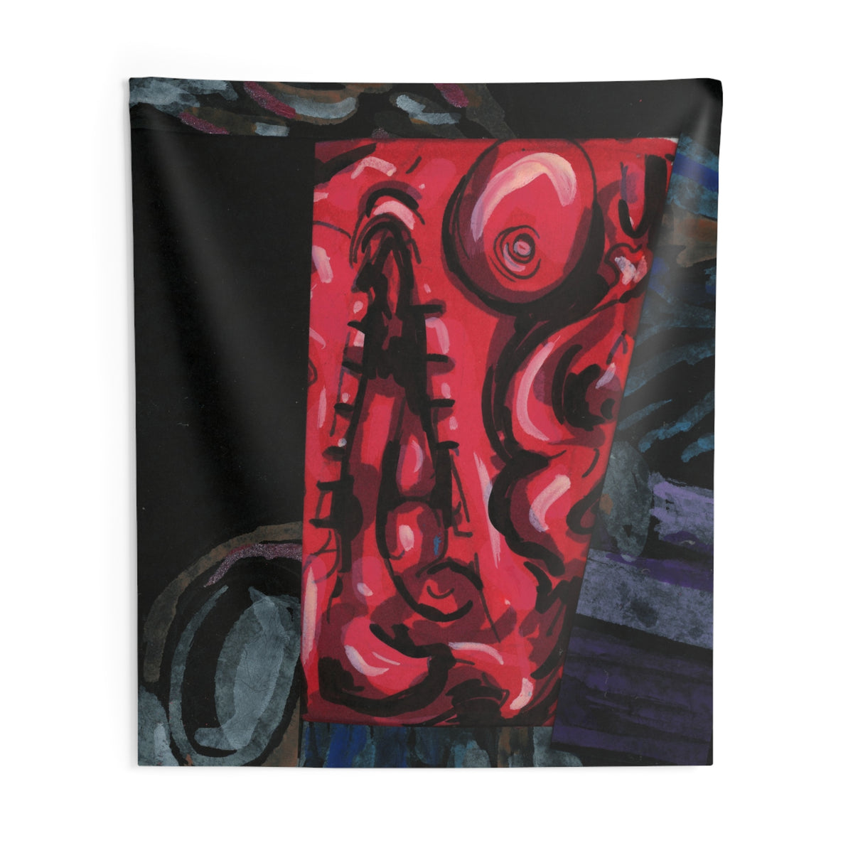 Blood Bucket Indoor Wall Tapestry