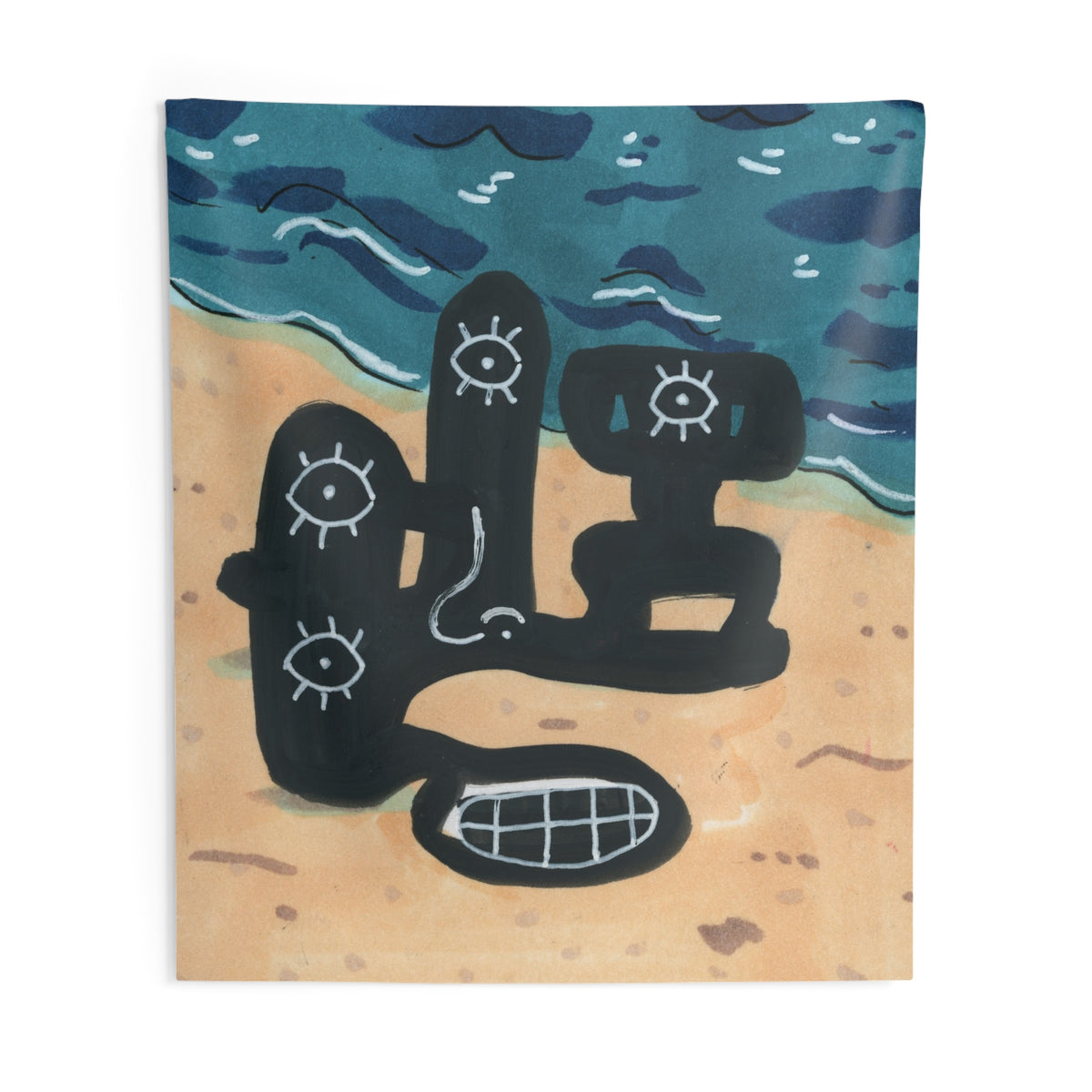 Beach time fun Indoor Wall Tapestry
