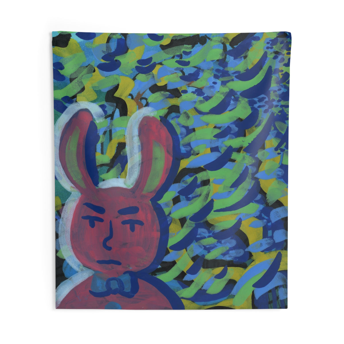 Bunny Dude Indoor Wall Tapestry