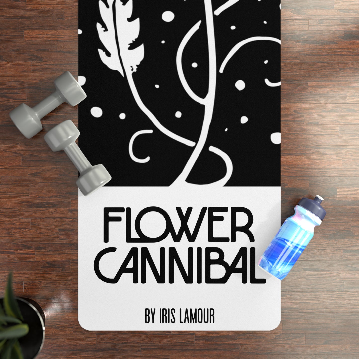 Rubber Yoga Mat - Flower Cannibal