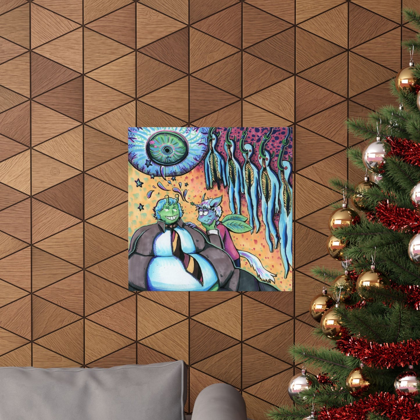 Nevets and Twinkle Matte Vertical Poster