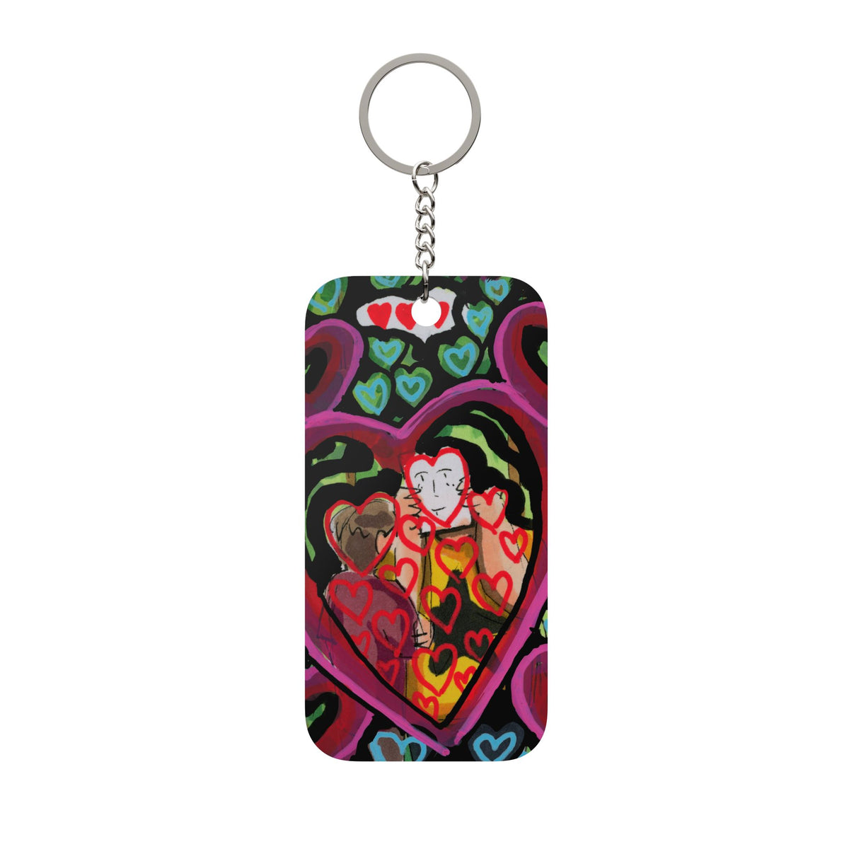 Mental Torment Double-Sided Keychain Charm