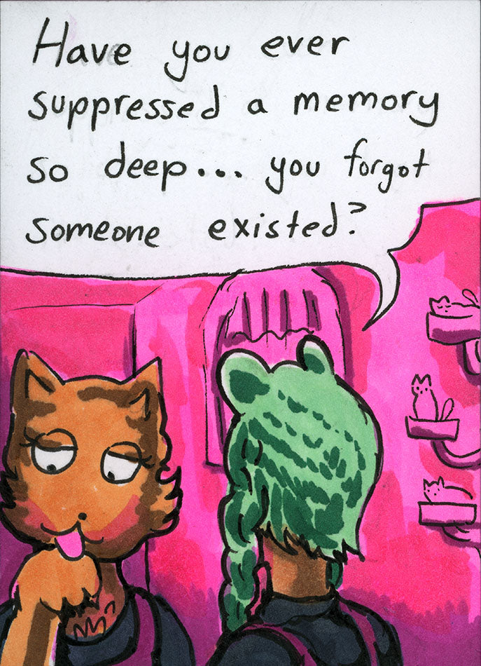 Floofle World chapter 2 panel 1 (Hand drawn)