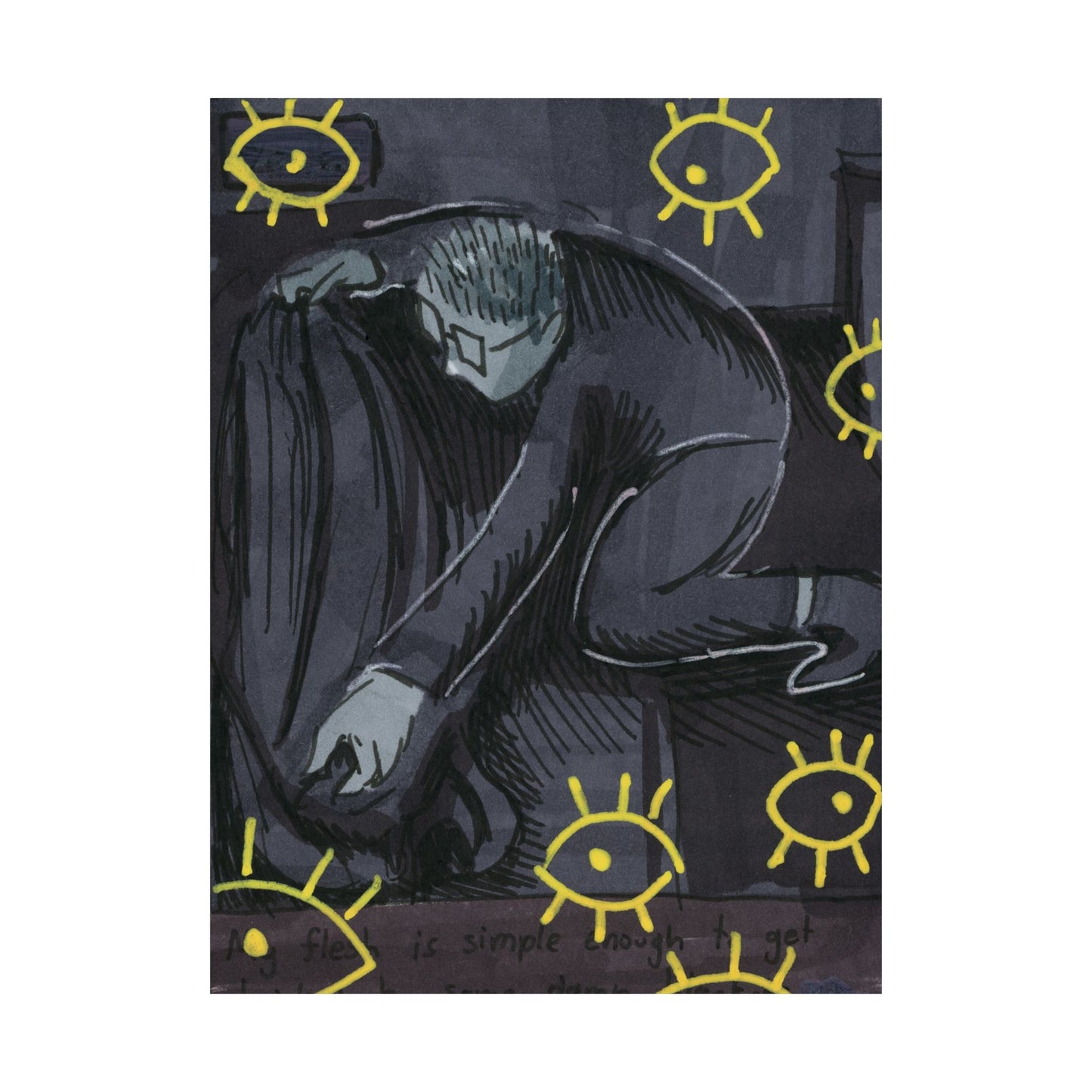 Bed Time Matte Vertical Poster