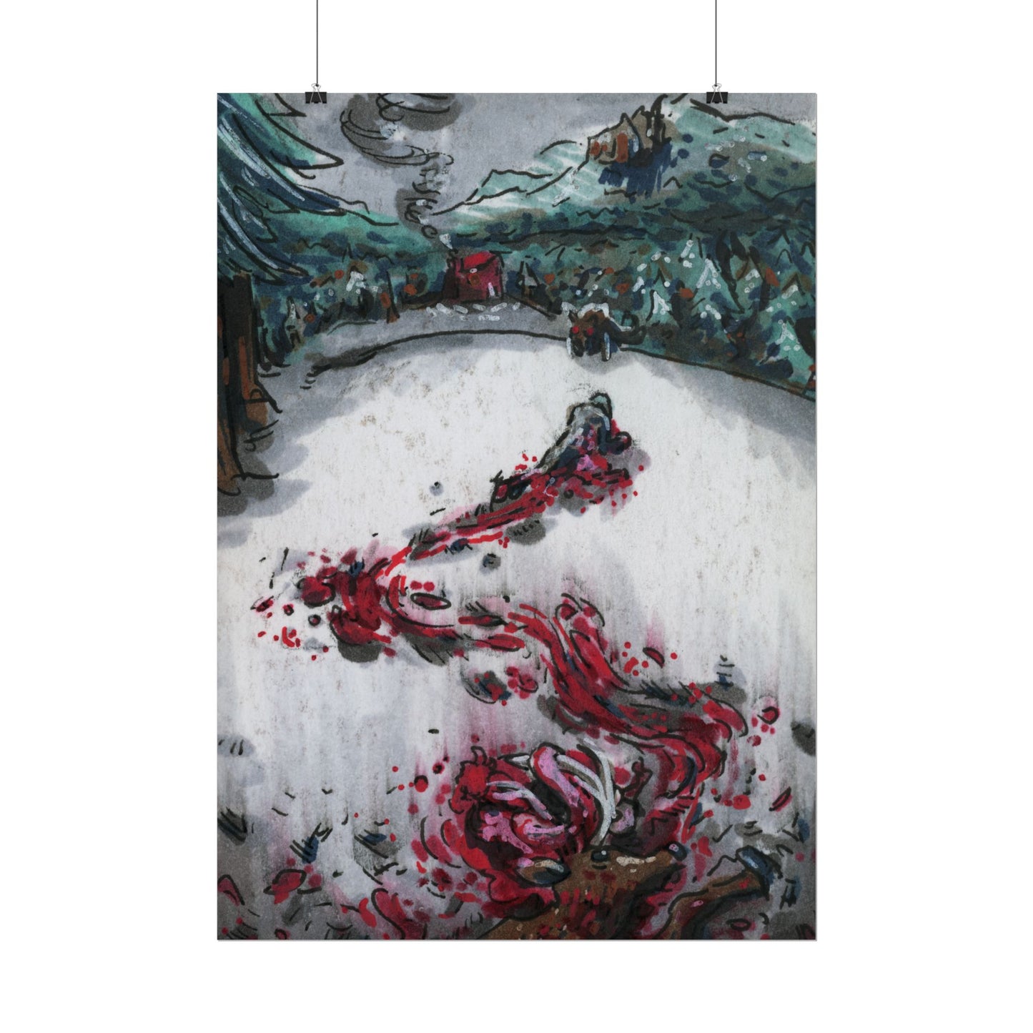 "Bloody Snow" poster