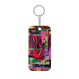 Abstracted Demon/Spring Vibes Double-Sided Keychain Charm