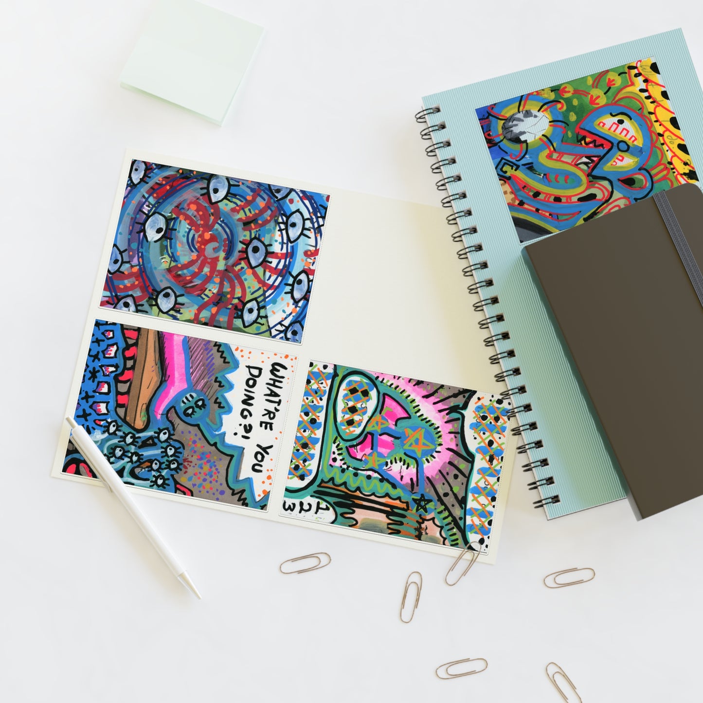 Abstracted Mayhem Sticker Sheet