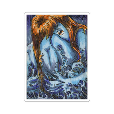 "Chronically Shy" sticker