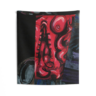 Blood Bucket Indoor Wall Tapestry