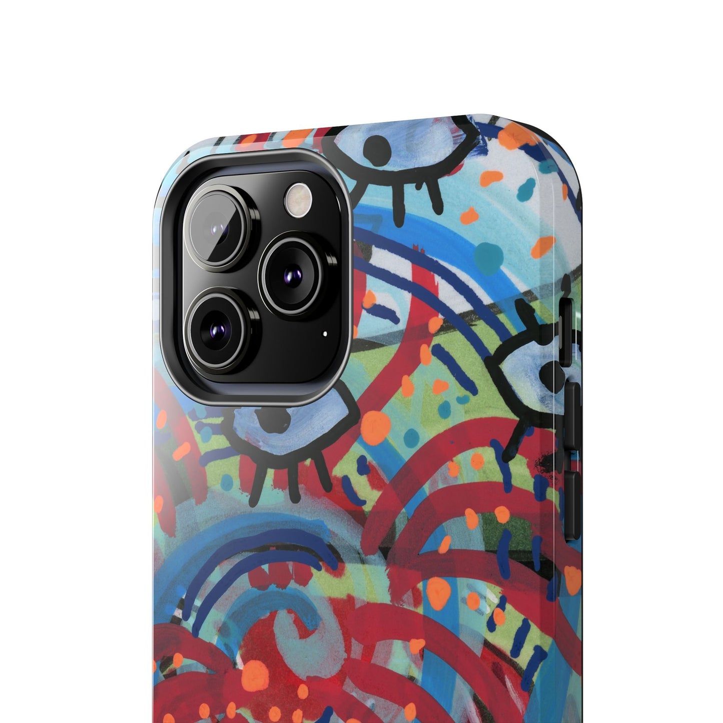 Eyeball Attack Tough Phone Cases
