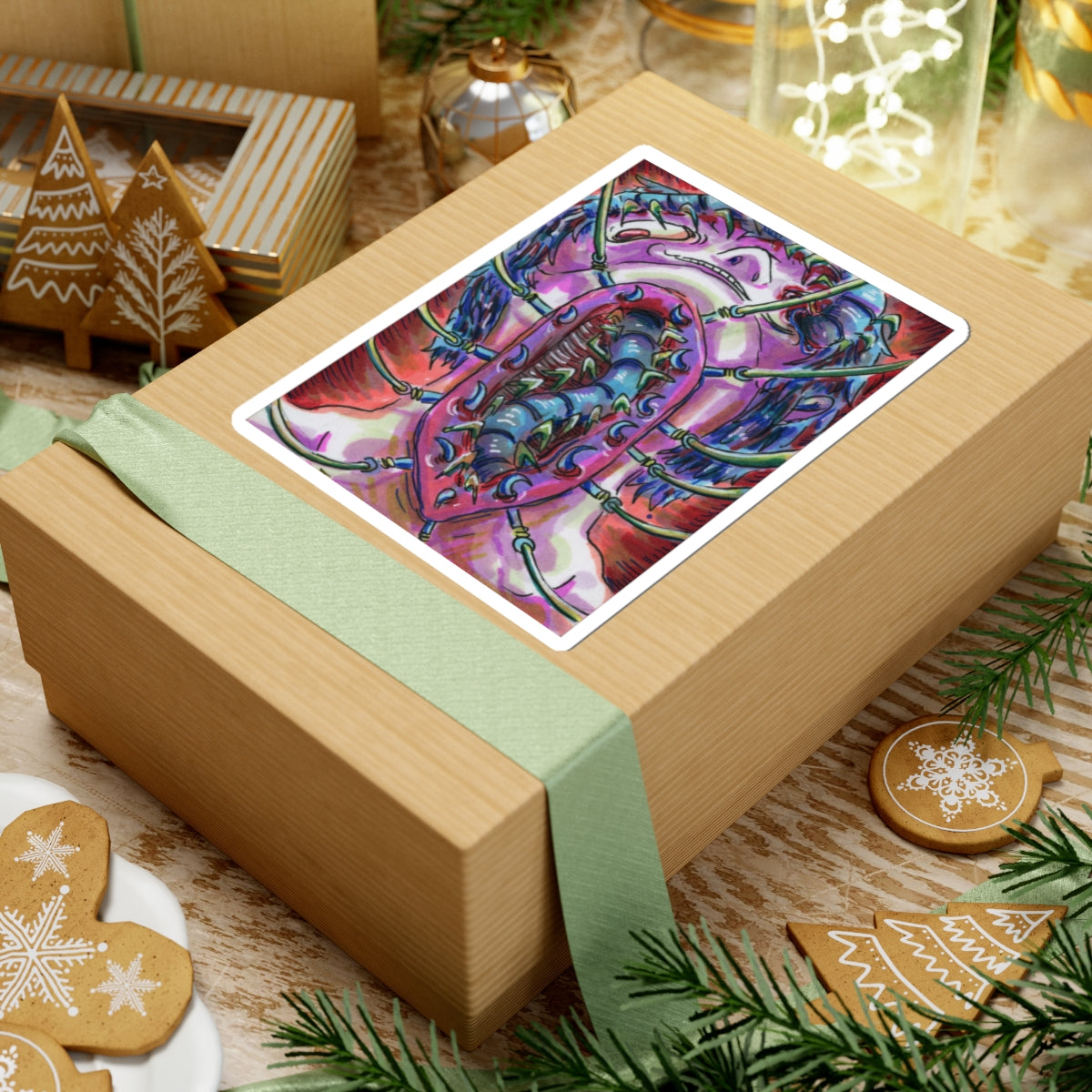 "Centipede Neck" sticker