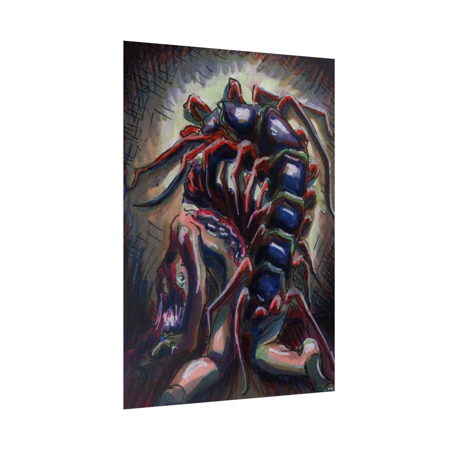 "Centipede Lady" poster