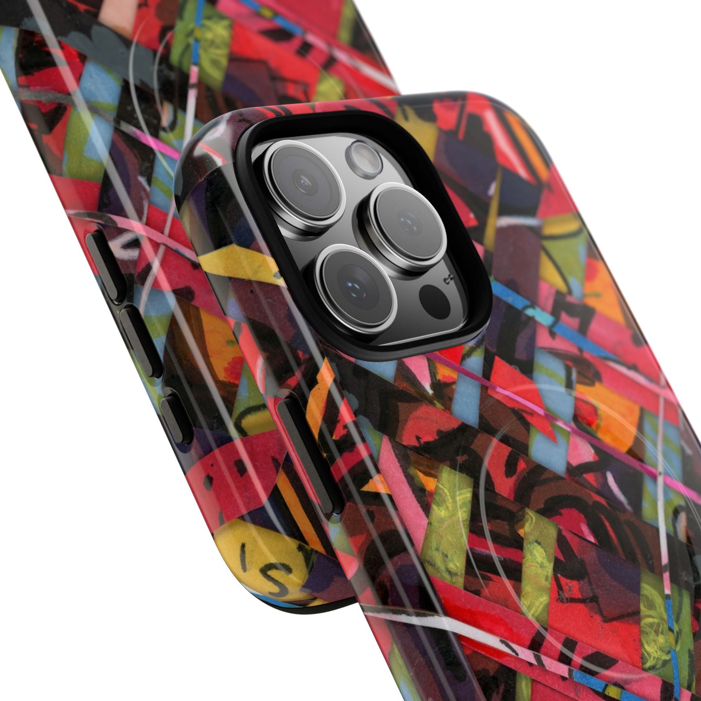Abstracted Scraps Tough Magnetic Cases