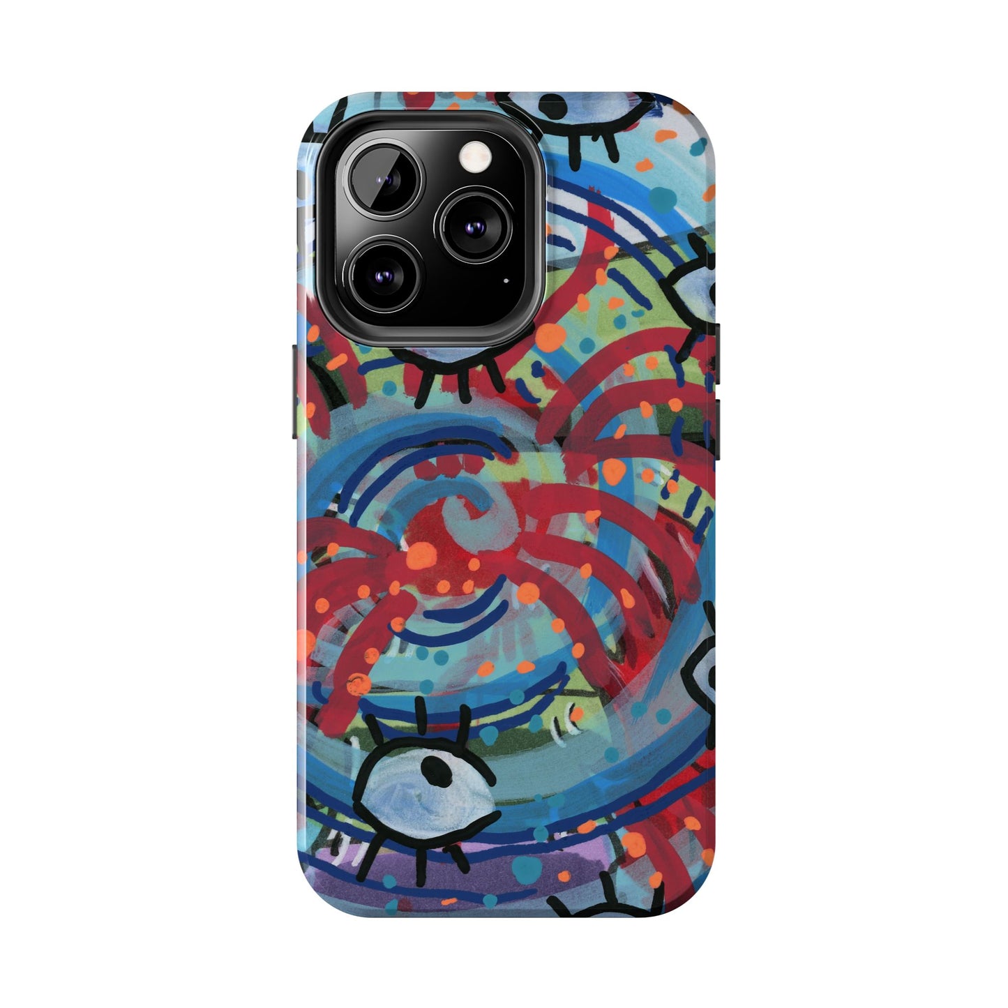 Eyeball Attack Tough Phone Cases