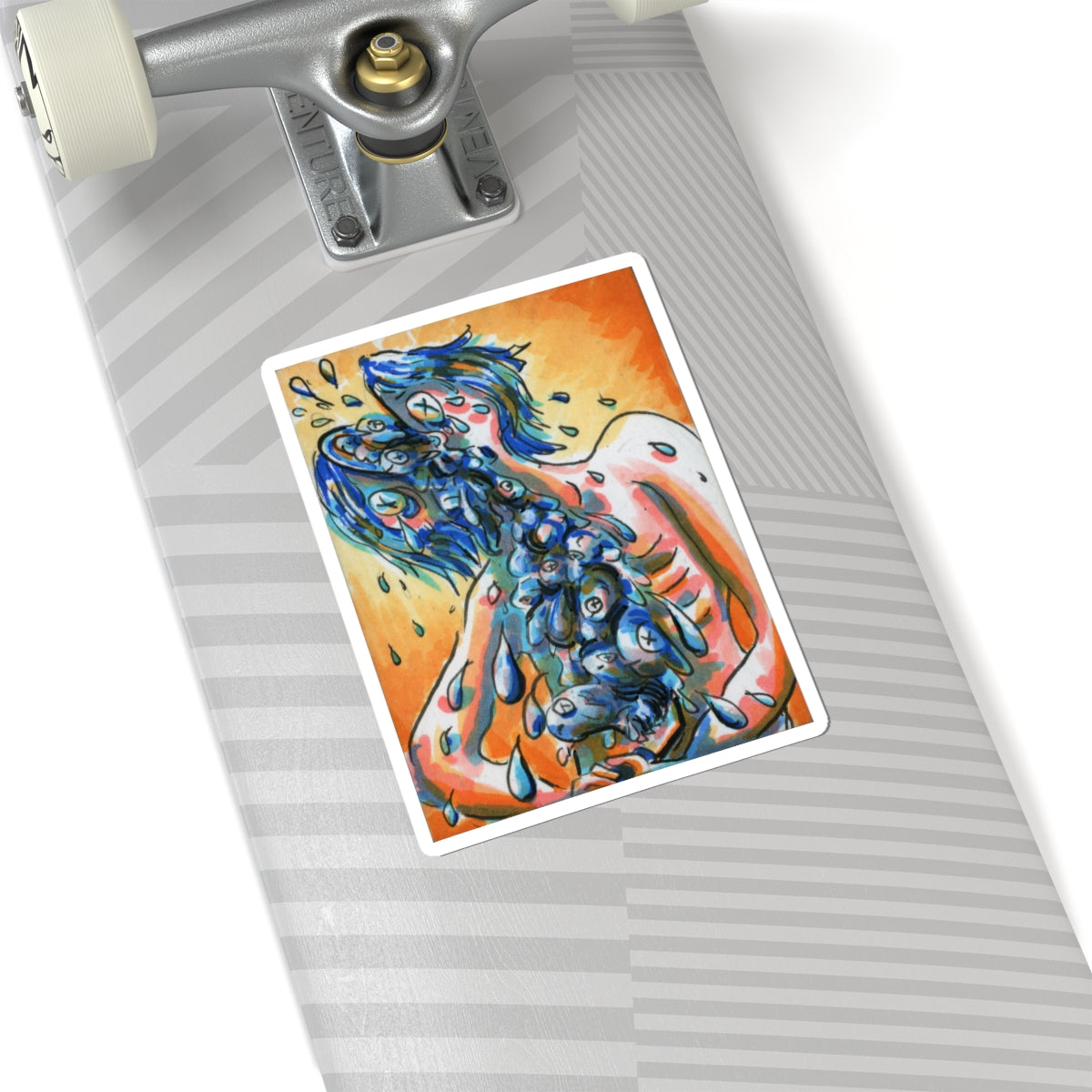 "Gutted Like a Fish" sticker