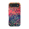 Colorful Squiggly Lines Tough Phone Cases
