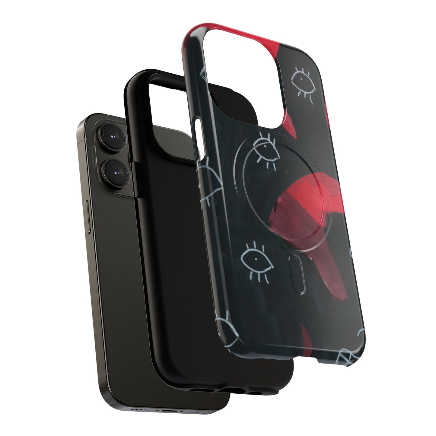 Eyeball Rage Tough Magnetic Cases