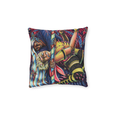 Square Pillow - Sister Duel