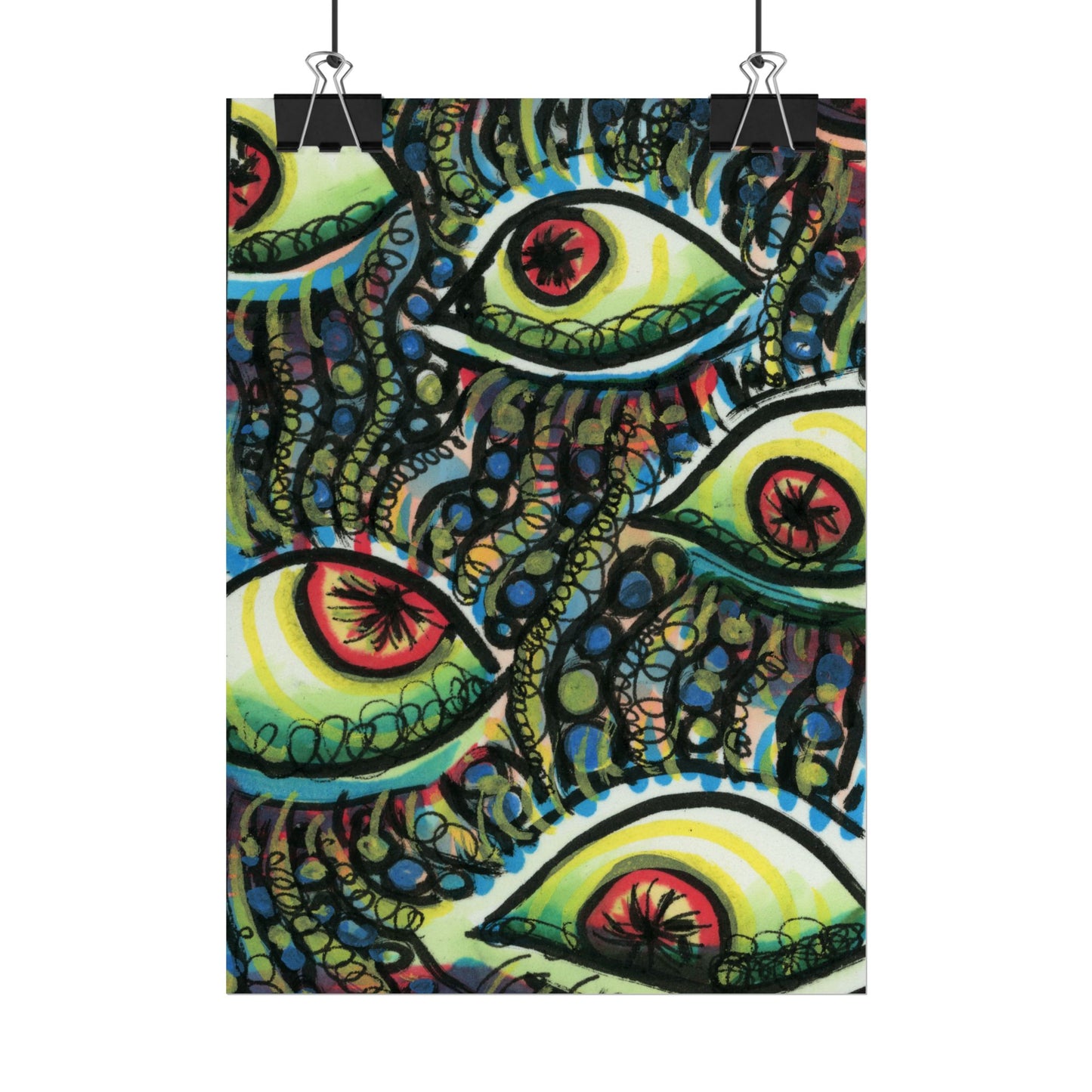 "Trippy Eyeball" poster