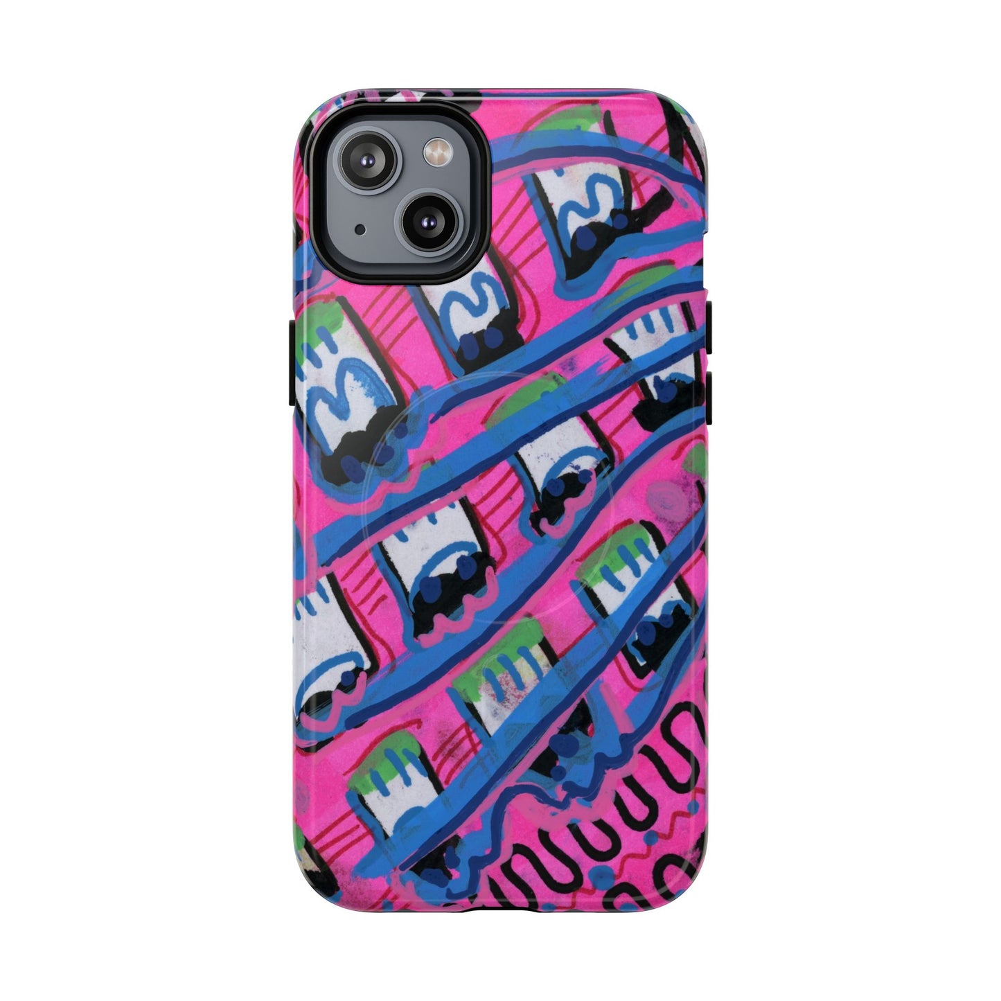 Pink Blast Tough Magnetic Case