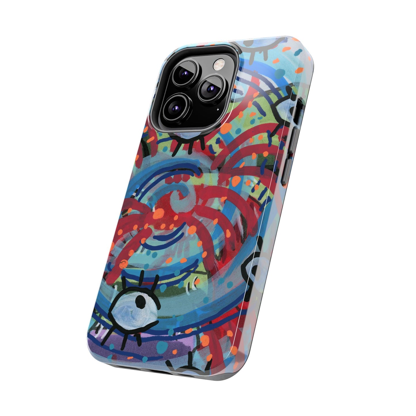 Eyeball Attack Tough Phone Cases