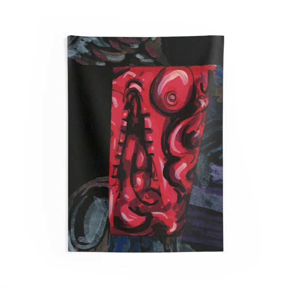 Blood Bucket Indoor Wall Tapestry