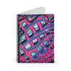 Pink Blast Spiral Notebook - Ruled Line