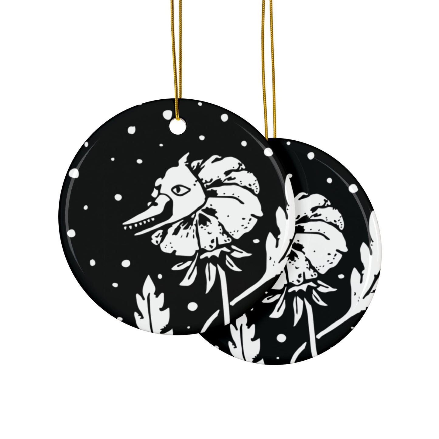 Ceramic Ornaments - Flower Cannibal