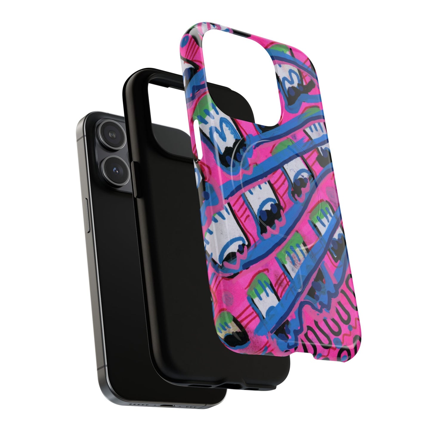 Pink Blast Tough Magnetic Case