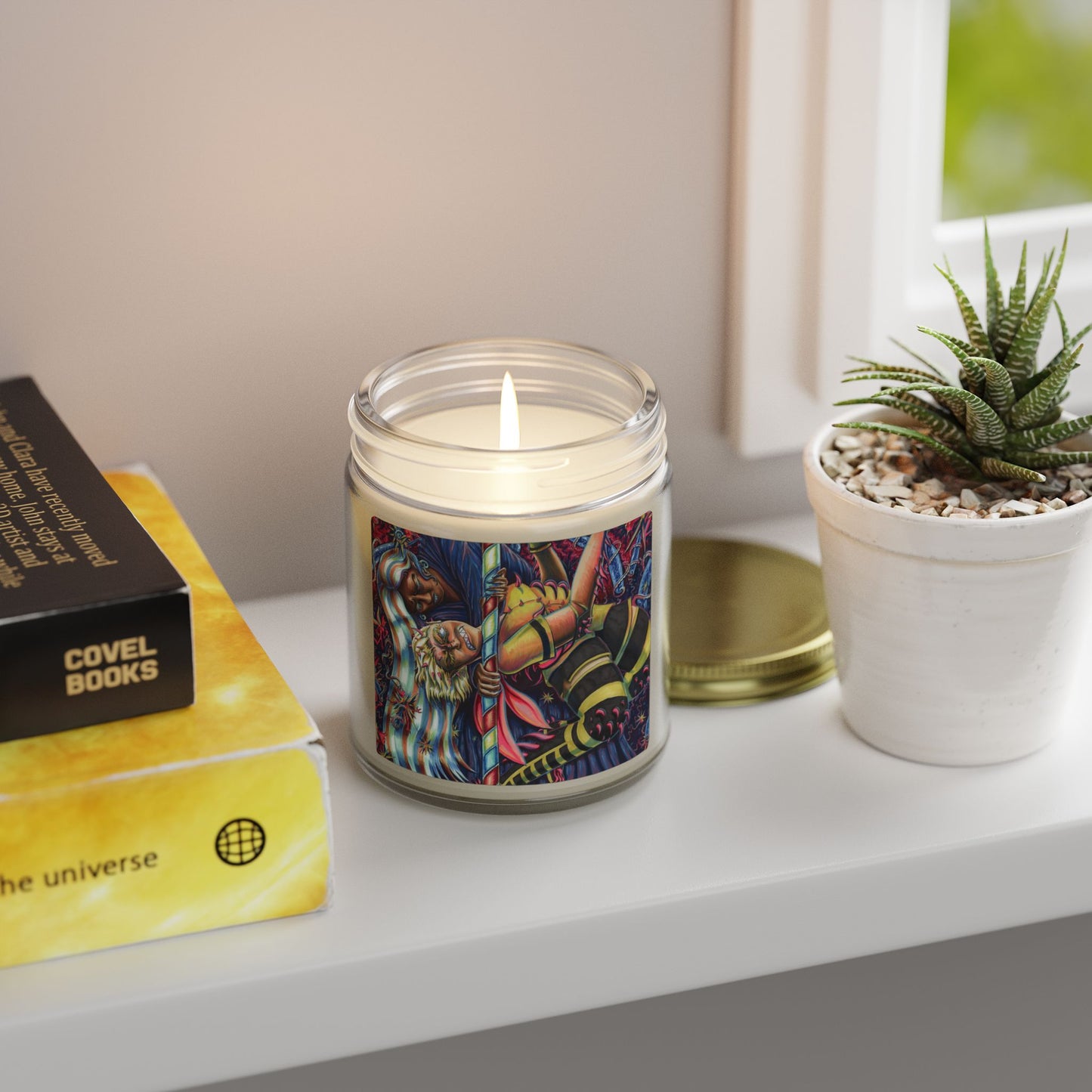 Coconut Apricot Wax Candle - Sister Duel