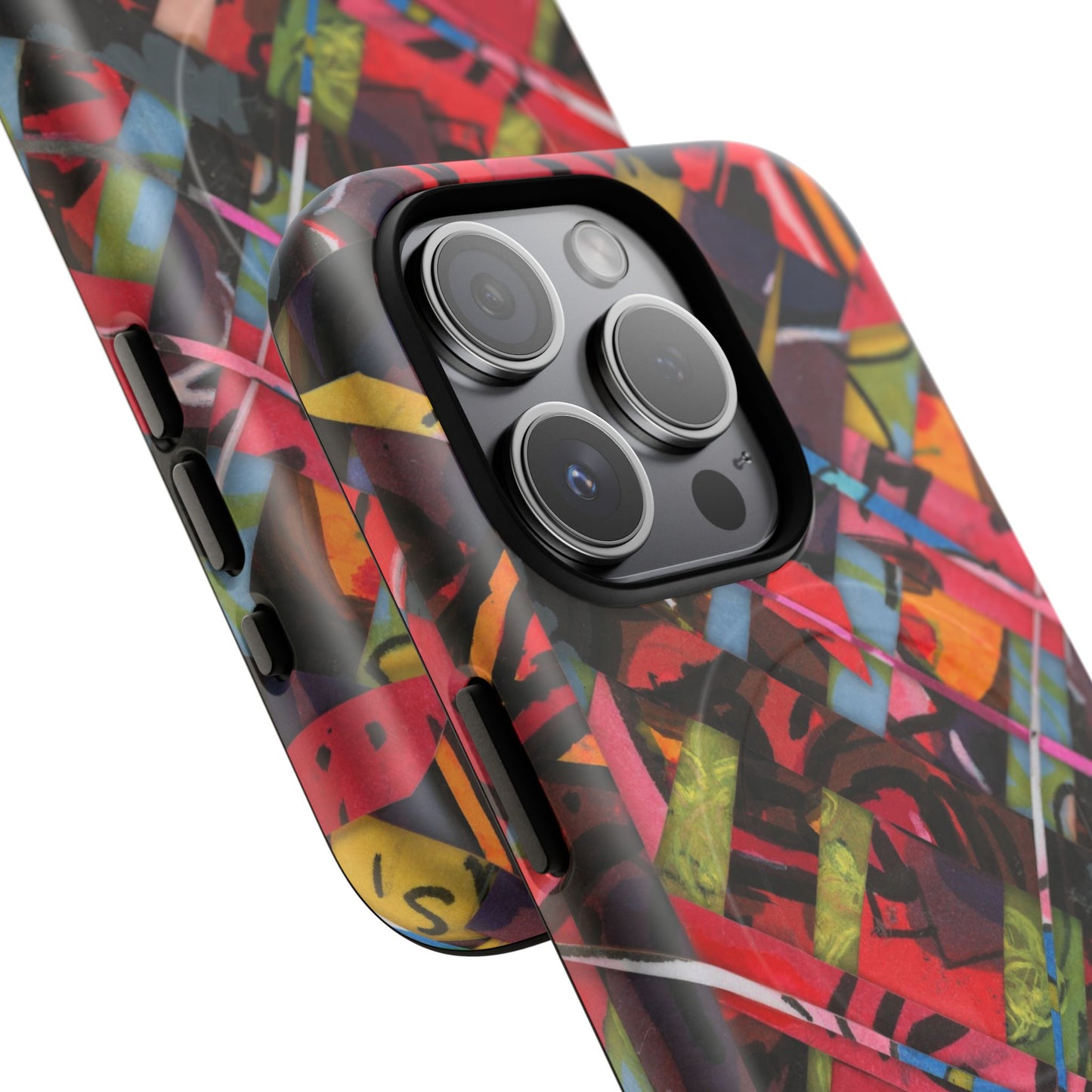 Abstracted Scraps Tough Magnetic Cases