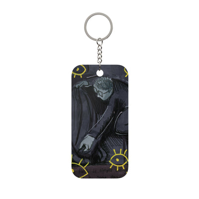 Iris Double-Sided Keychain Charm