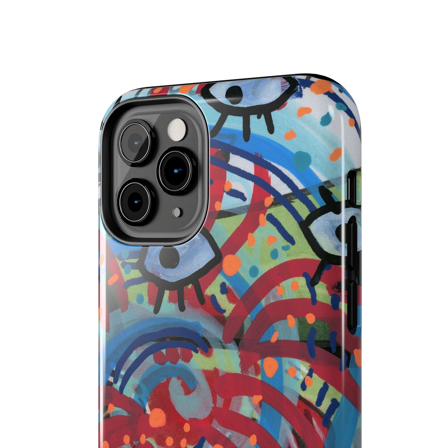 Eyeball Attack Tough Phone Cases