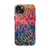 Colorful Squiggly Lines Tough Phone Cases