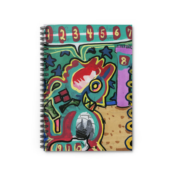 Smiley Creature Spiral Notebook - Ruled Line