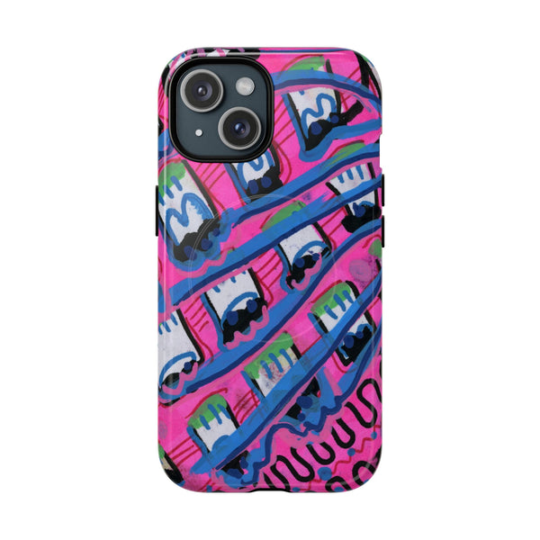Pink Blast Tough Magnetic Case