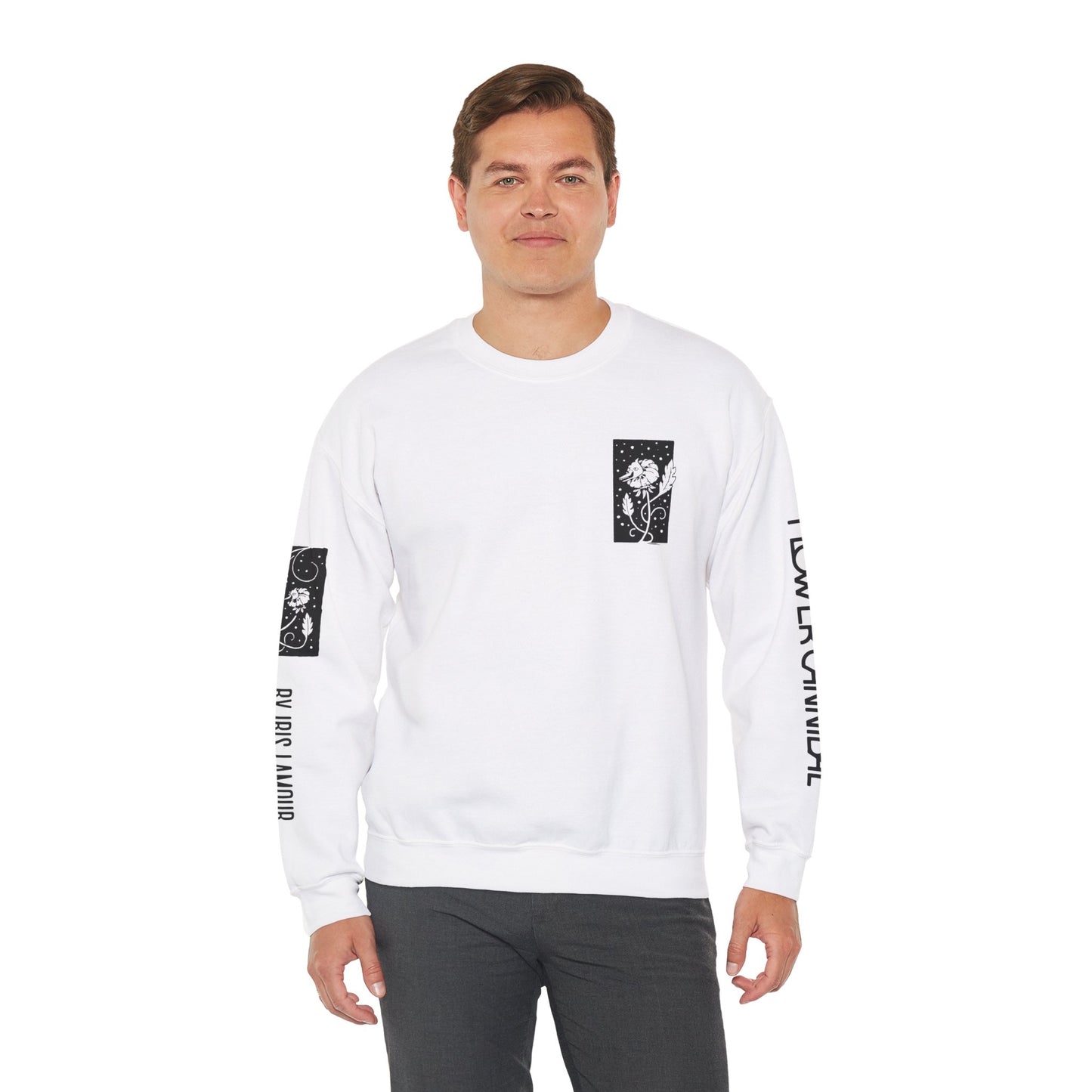 Crewneck Sweatshirt (Unisex Heavy Blend™) - Flower Cannibal