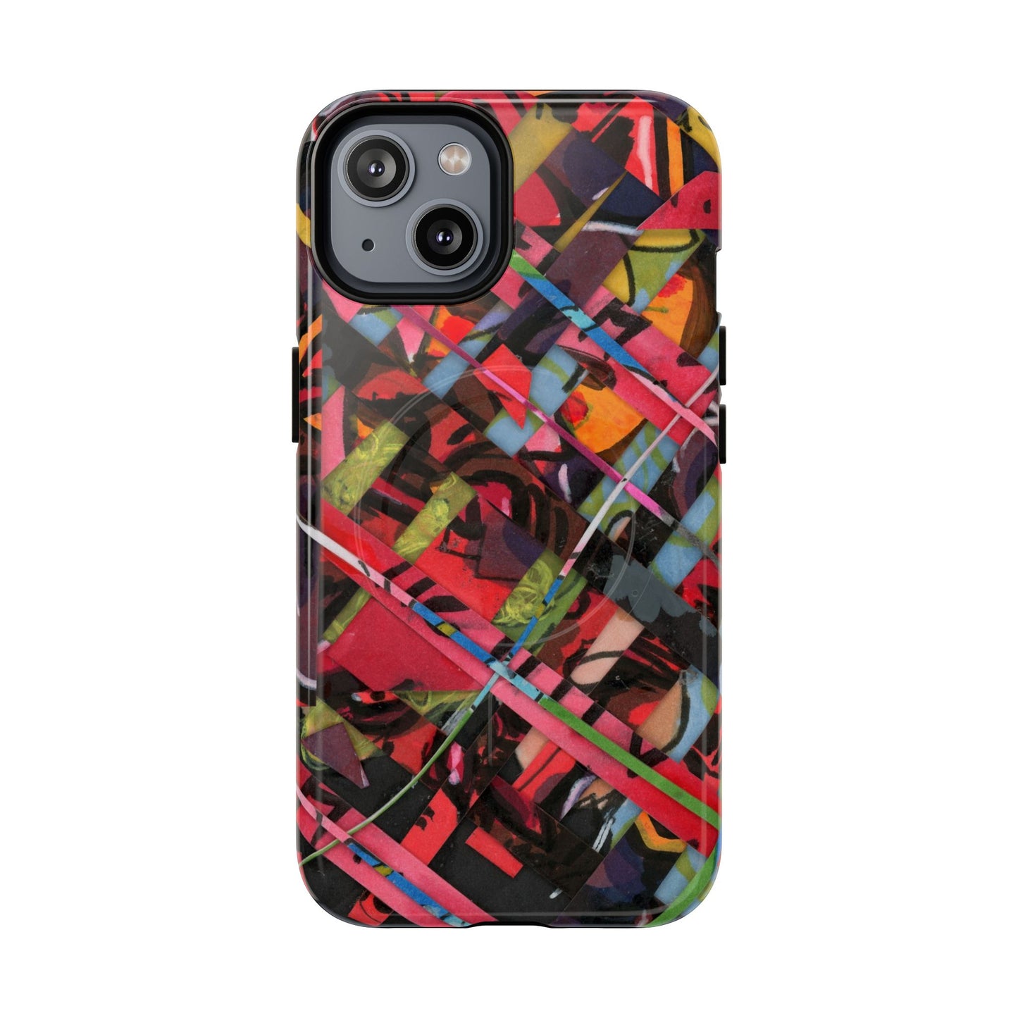 Abstracted Scraps Tough Magnetic Cases