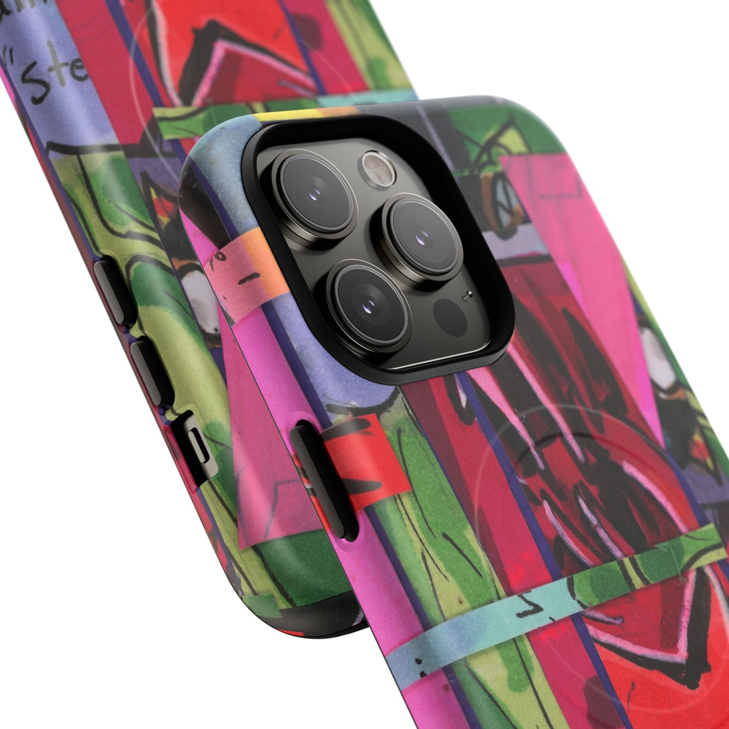 Abstracted Demon Tough Magnetic Cases