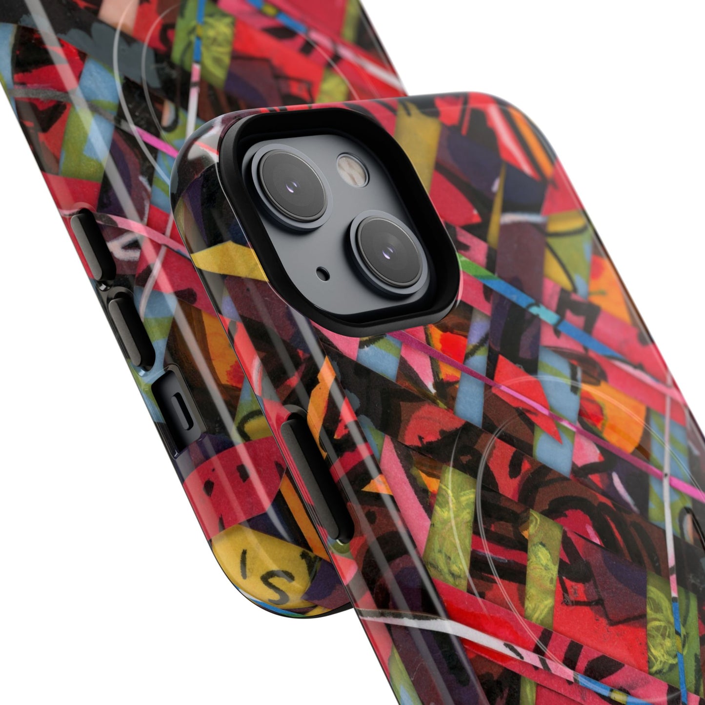 Abstracted Scraps Tough Magnetic Cases