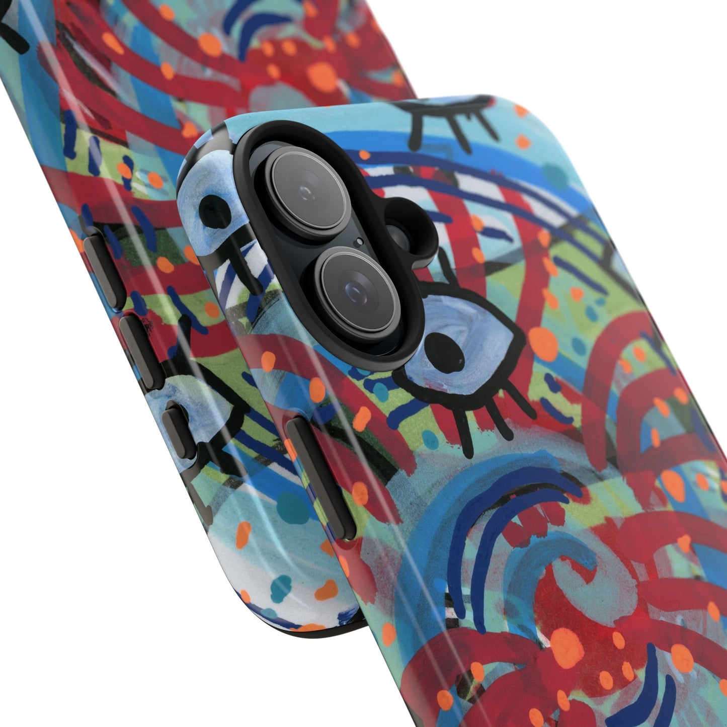 Eyeball Attack Tough Phone Cases