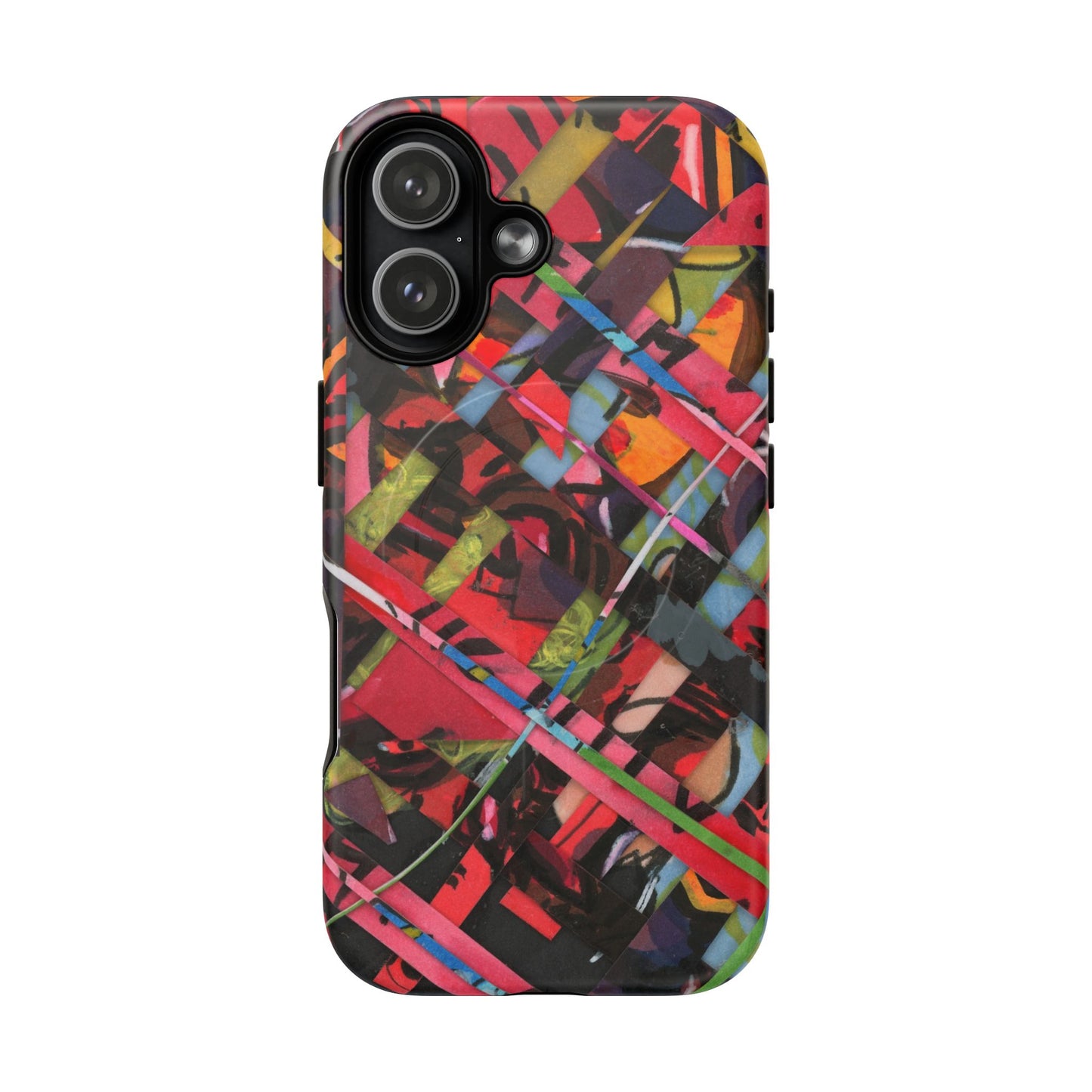 Abstracted Scraps Tough Magnetic Cases