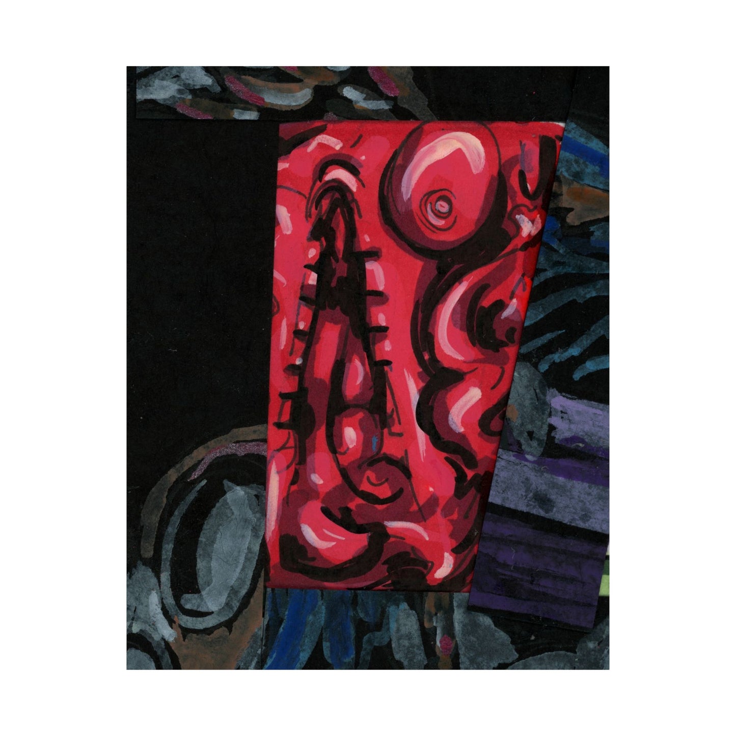 Blood Bucket Matte Vertical Posters
