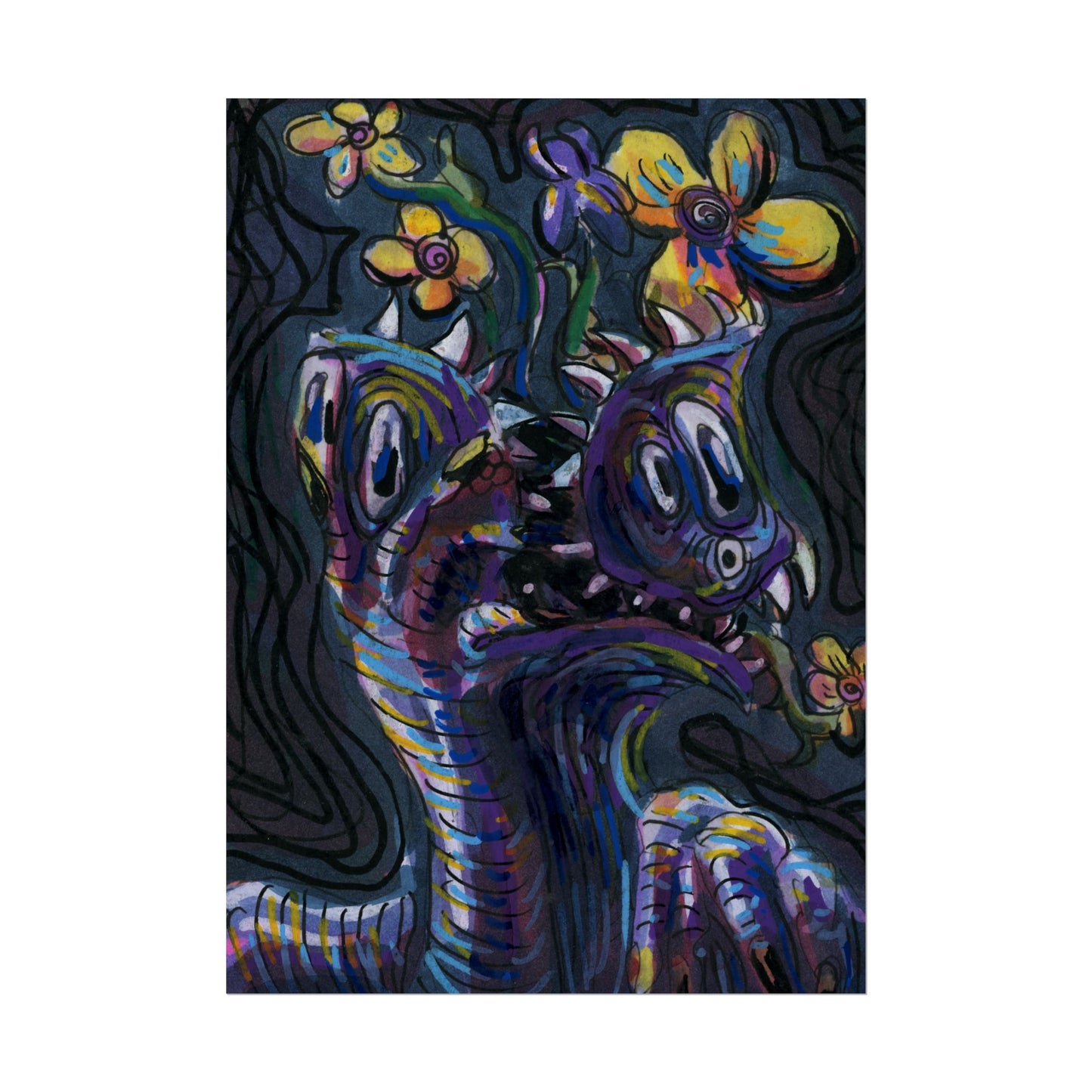 "Flower Friend" poster