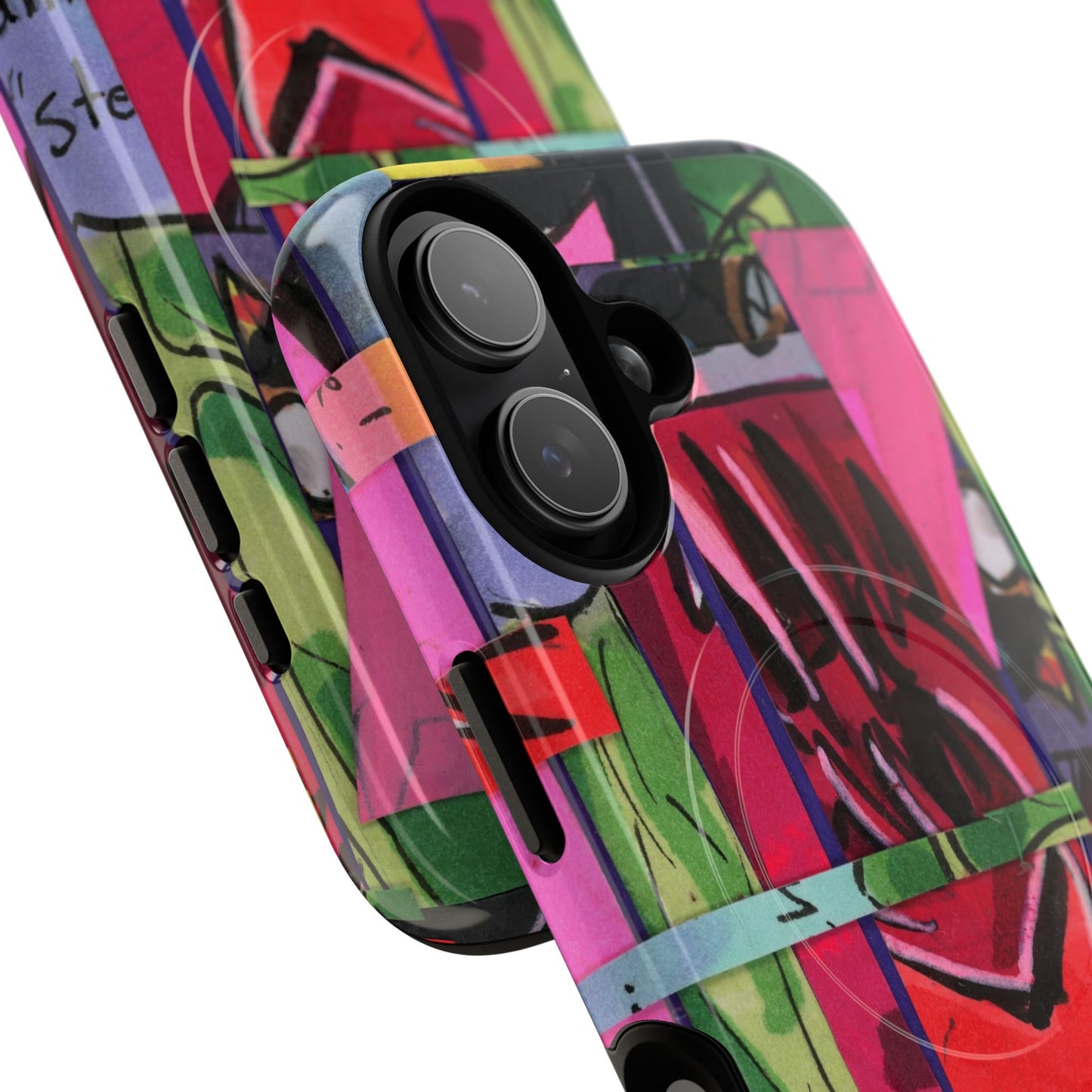 Abstracted Demon Tough Magnetic Cases