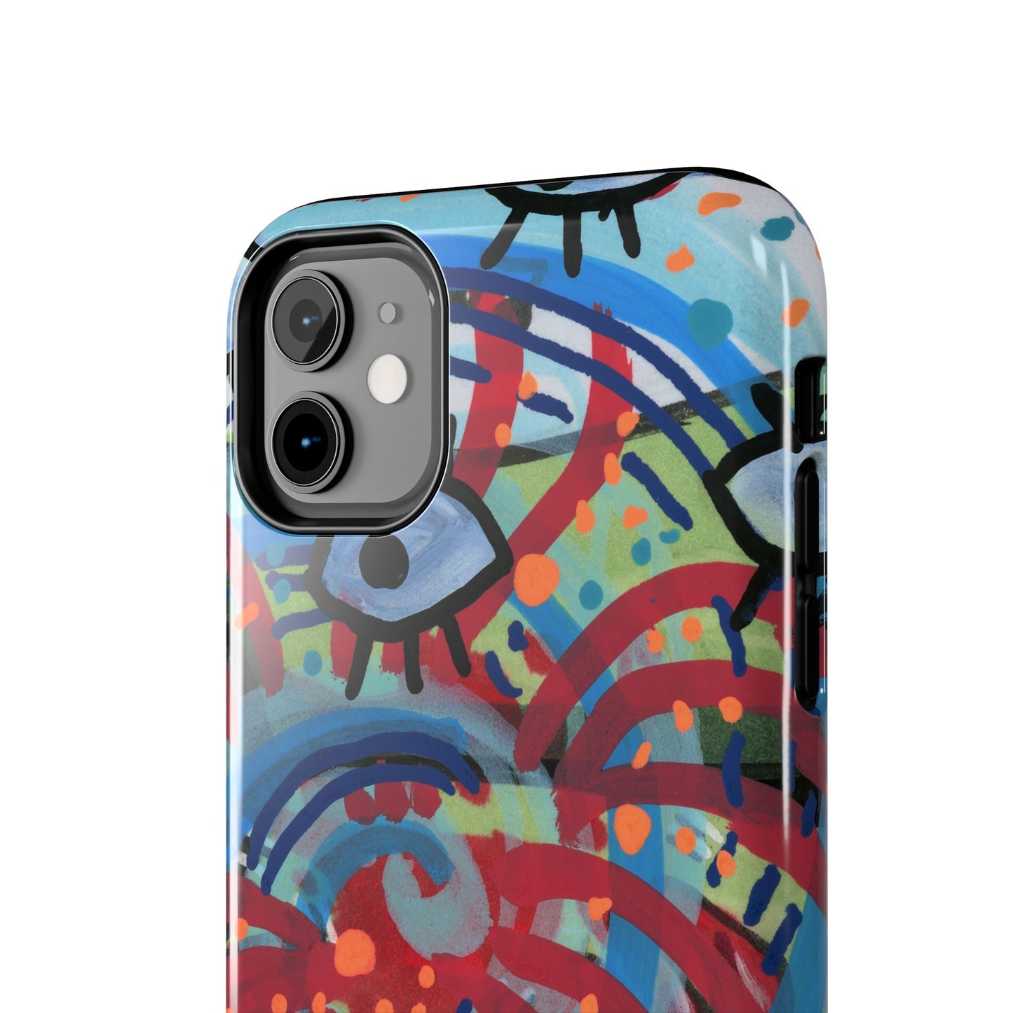 Eyeball Attack Tough Phone Cases