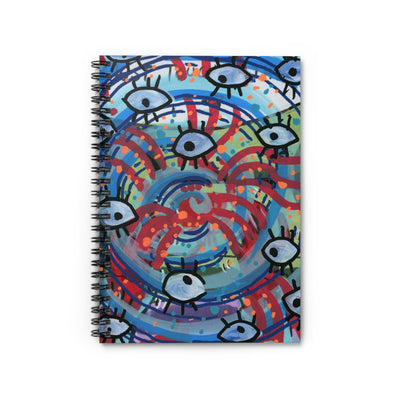 Eyeball Attack Spiral Notebook - Ruled Line