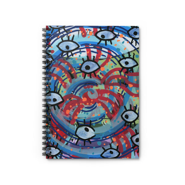 Eyeball Attack Spiral Notebook - Ruled Line