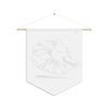 Pennant Wall Hanging - Flower Cannibal Head